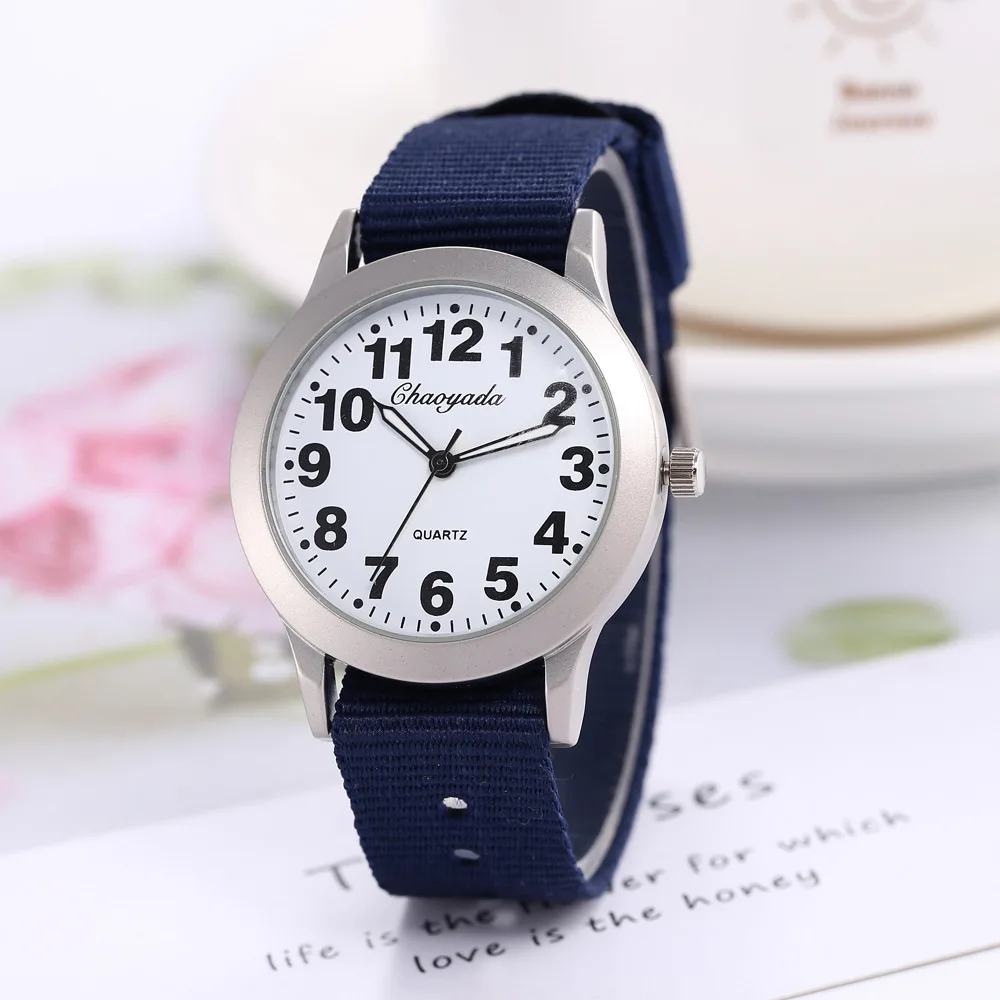 Promo Watches Boys Children Quartz Electronic Girls Fashion New Cool Canvas Students Men Famous-Brand kWwgdzAR