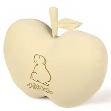 Подушка в форме яблока, Автомобильная подушка, подушка для дивана с рисунком медведя(хаки