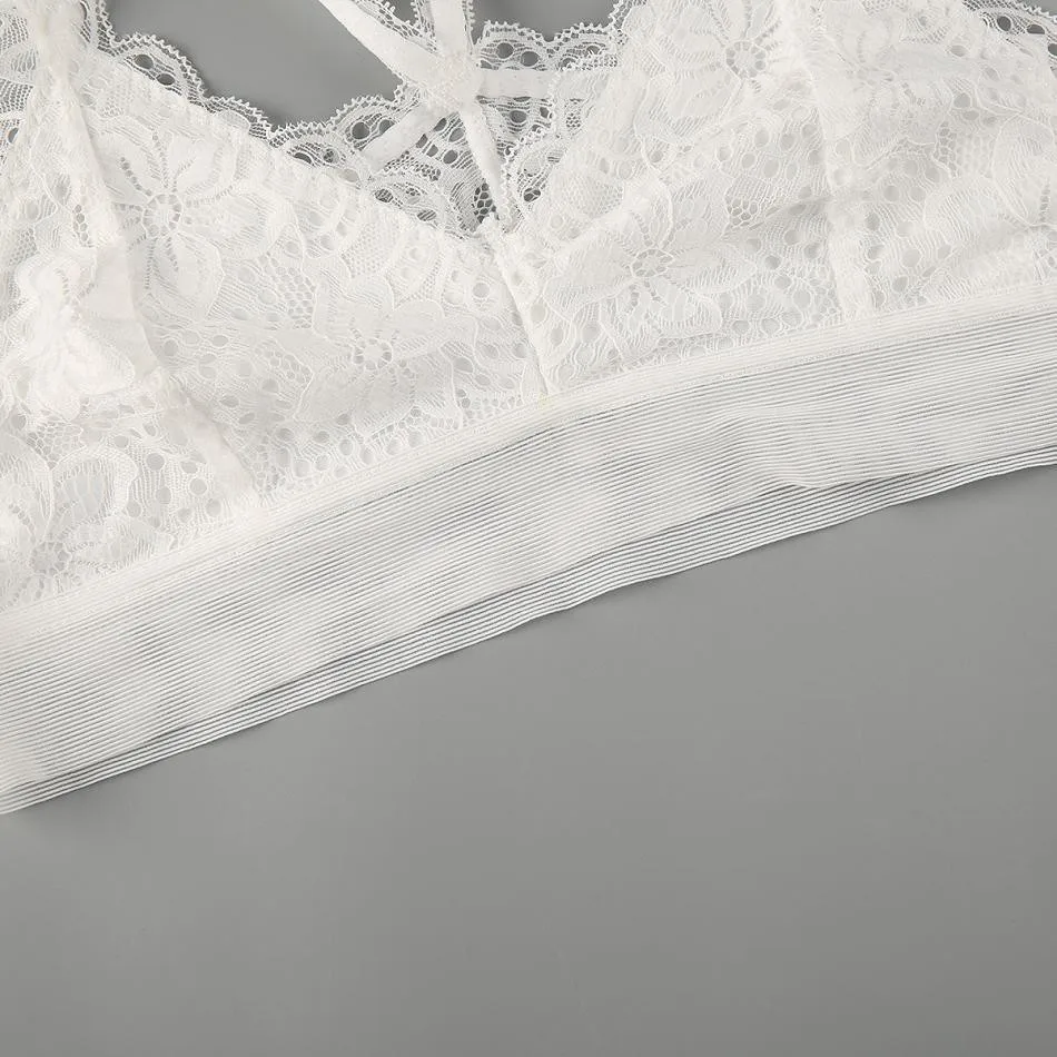 Missomo Lace Porno Women Bra Sheer Sexy Backless VS BH Bralet Modis Push Up Bralette Plus Size Cup Brassiere Erotic Lingerie Top