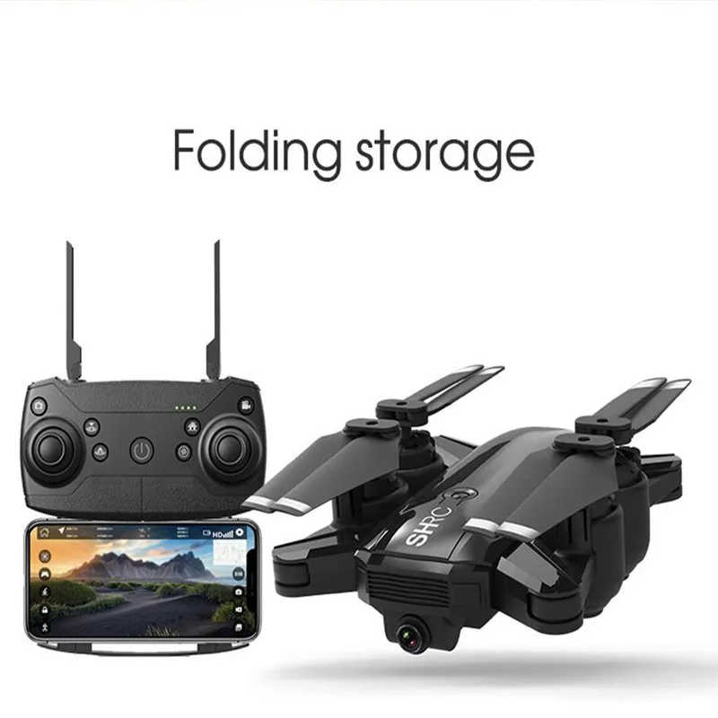 Hot SHRC H1G 1080P 5G WiFi FPV GPS Mode Foldable 25mins Flight Time RC Drone Quadcopter RTF Selfie Drone with High Angle Camera