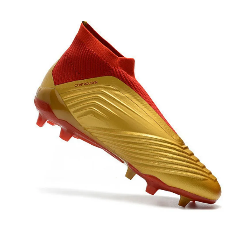 Football shoes 2018 fall new style breathable mesh cloth sneakers men outdoor antiskid shock-absorbing training women's shoes