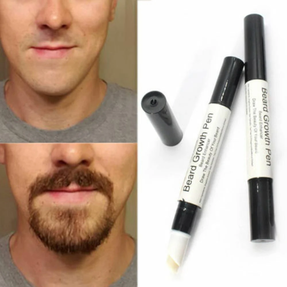Быстрый усилитель усов для мужчин, для лица, бороды, ручка для изменения роста волос, мужская борода, профессиональная естественная жидкая масляная ручка, дизайн
