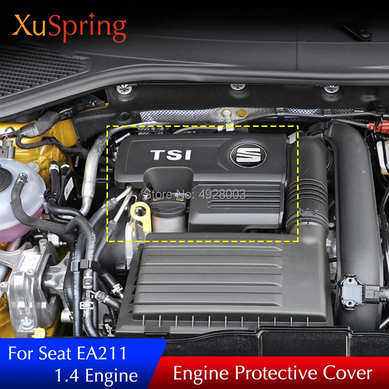 

For Seat Ateca Leon FR Toledo 1.4T EA211 Engine Protective Cover Bonnet Cap 04E103925H 04E103932D Car-accessories