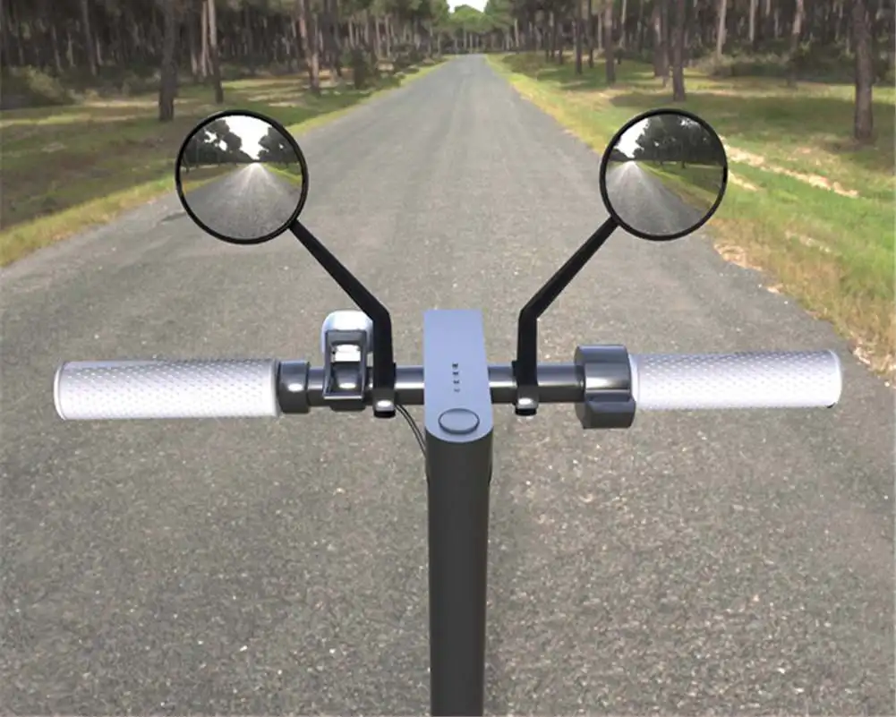 

BIKIGHT 75mm 2pcs Scooter Rearview Mirror Convex Mirror for XIAOMI Scooter Accessory Large View Rotatable