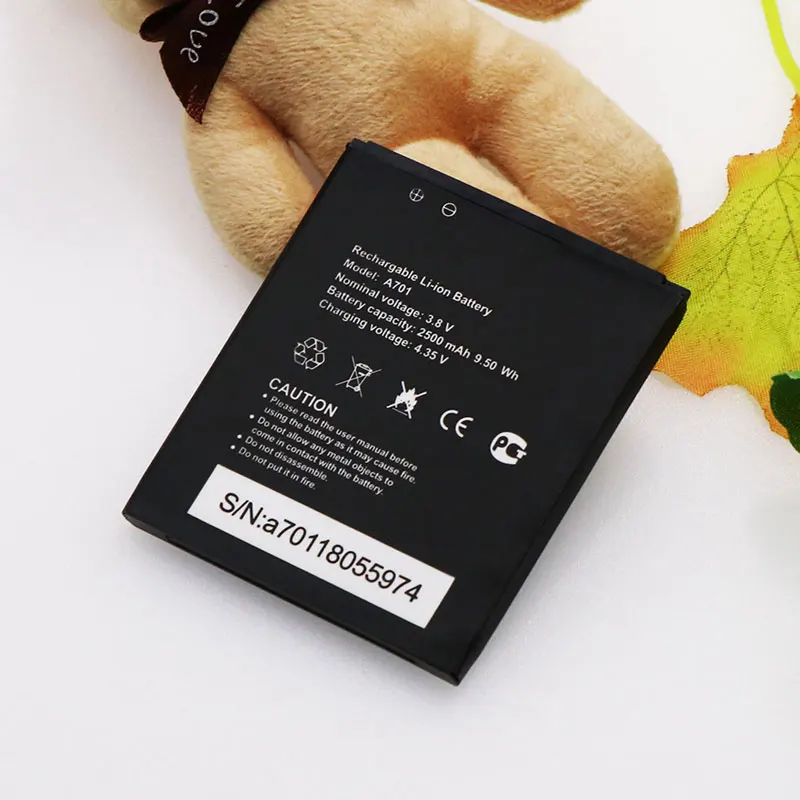 JRZ 3 8 V 2500mAh батарея высокого качества для Effire A701 A7 телефон замена батареи Bateria