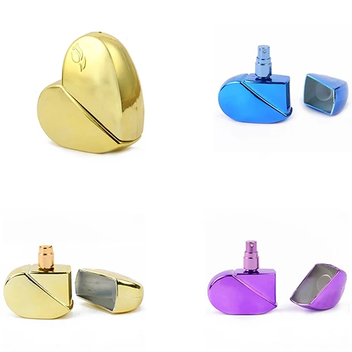 

25ML Mini Heart Shape Perfume Bottle Refillable Empty Spray Pump Mini Atomizer