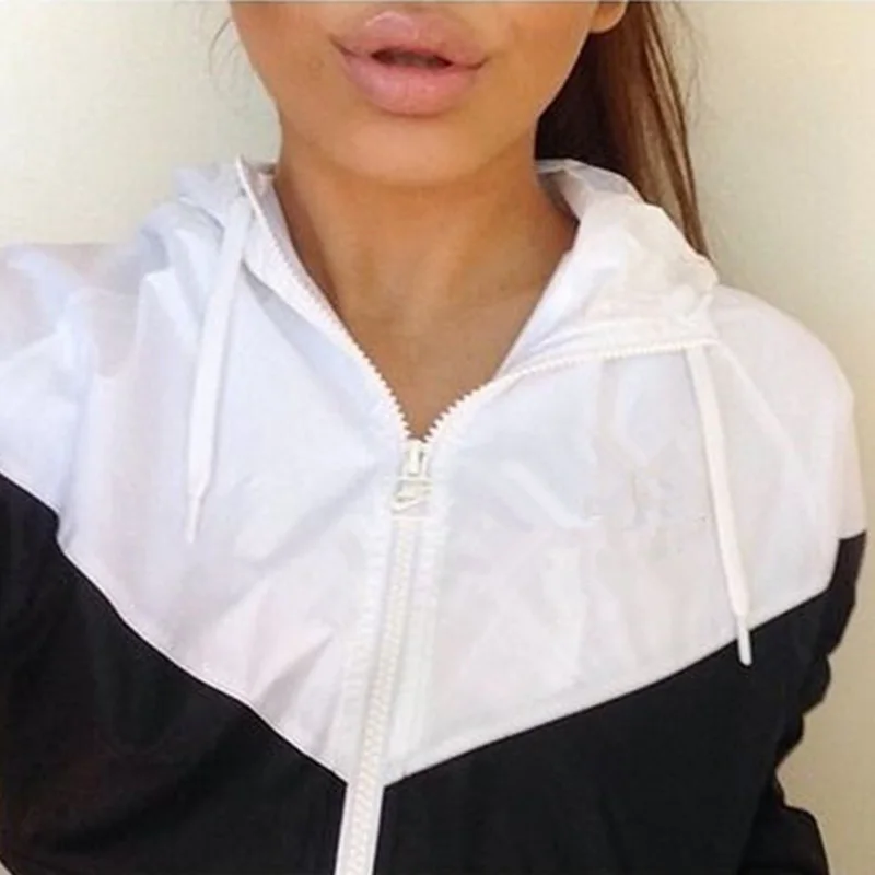 BBYES 2018 Casual Loose Thin Windbreaker Female Jacket Outwear Women Coat Women's Hooded Basic Outwaer Jackets Autumn Summer