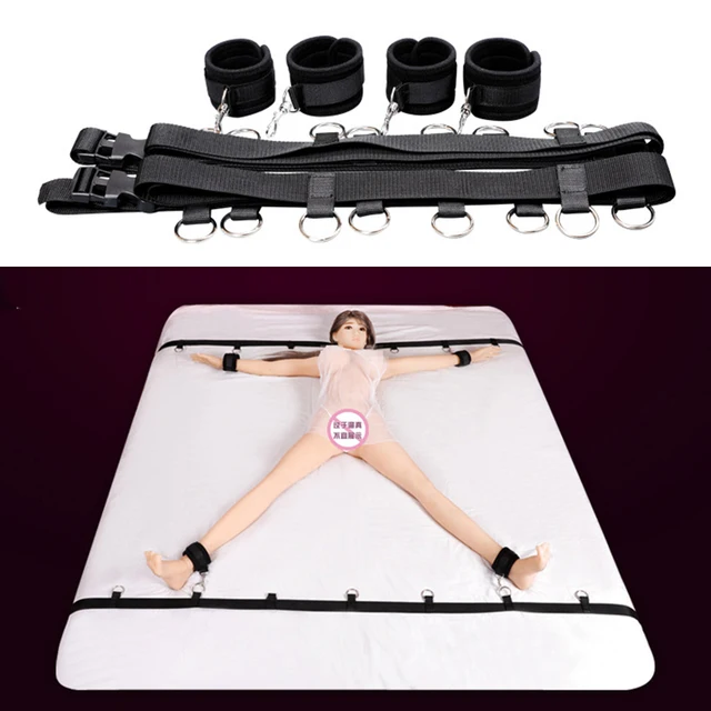 $US $18.04  Adult Games Sexy Toy Bed Restraints Handcuffs Sex Toys For Couples Sex Products Tool Bondage Rope F