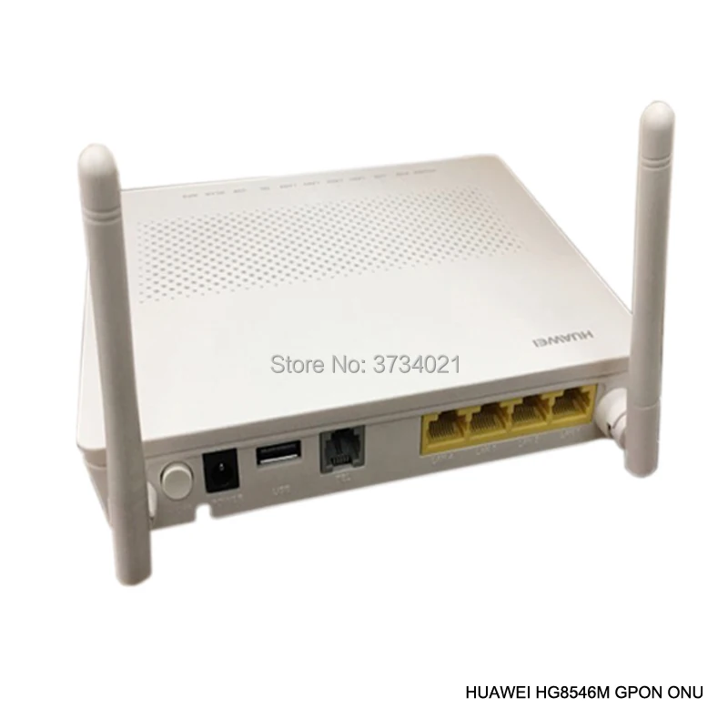 Вторая рука huawei Echolife HG8546M разблокировать GPON ONU ONT 3FE + 1GE Тел USB wifi 99%