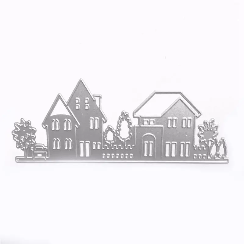 

House Style Embossing Cutting Dies Stencil Stamps For Diy Scrapbooking Die Metal Emboss Folders Paper Card Making Craft Suppli
