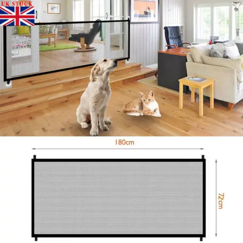 

Portable Folding Safety Magic Gate Guard Mesh Fence Net for Pets Dog Puppy Cat
