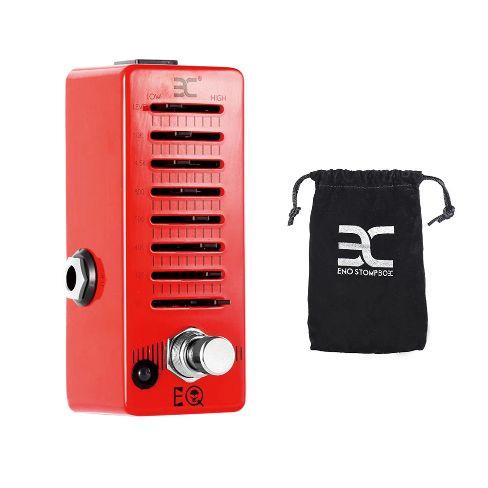 

ENO EX EQ Bass Guitar Equalizer Effect Pedal 7-Band EQ Full Metal Shell True Bypass Guitar Accessories