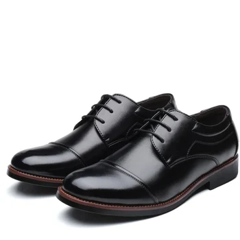 

Oxford Shoes Shoes Men Oxfords Formal Shoes Sneakers Leather Black Men Sapato Dress Shoes Brown
