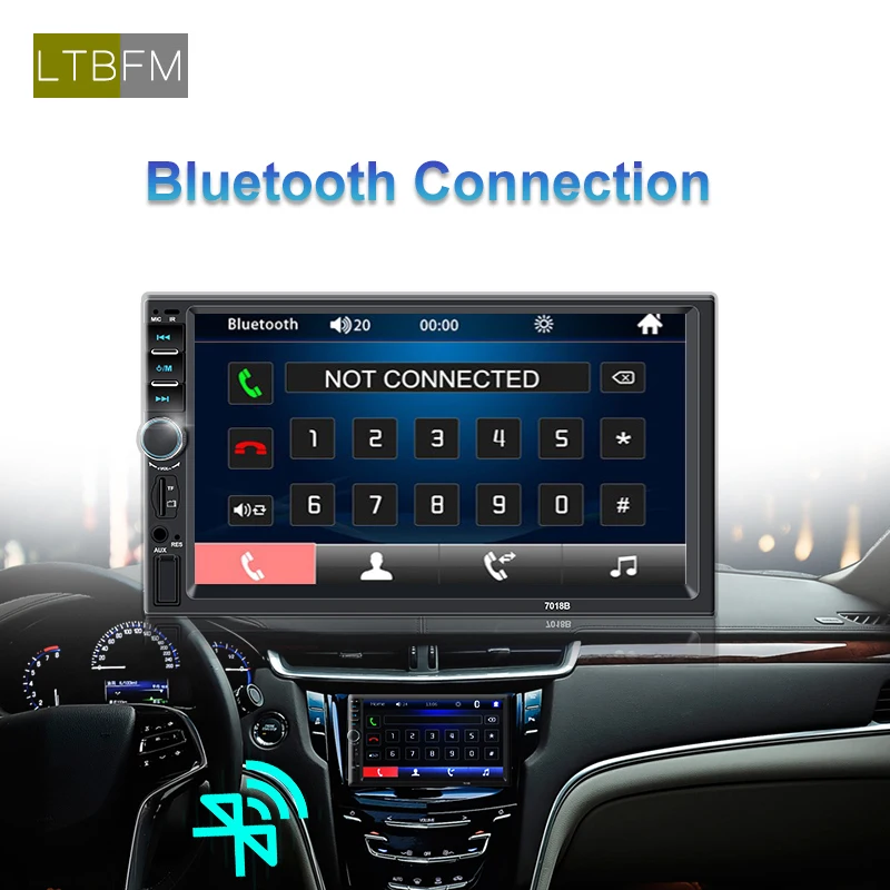 LTBFM 12 V Авто Аудио 2 Din радио автомобиля автомагнитола 7 LTBFM 12 V Авто Аудио 2 Din радио автомобиля автомагнитола 7