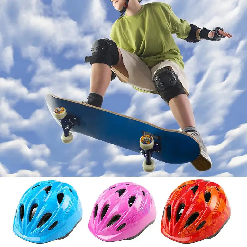 Children's Sports Helmet with Hot Pressing Lining for Cycling Roller