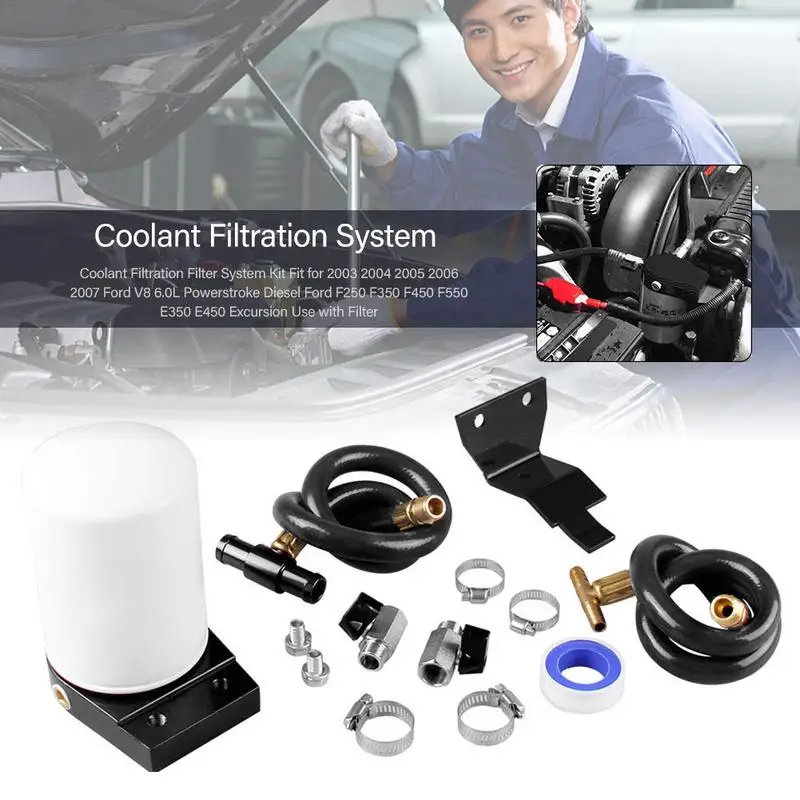 

Coolant Filter System Exhaust Gas Circulation 6.0L Powerstroke Diesel Engine Aluminum Alloy Anti-rust And Wear Resistance