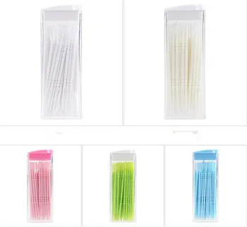 

Hot 360sets 50pcs/box Dental Floss Interdental Toothpick Brush Brush Teeth Stick Dental Oral Care Toothpicks Floss Pick Double H