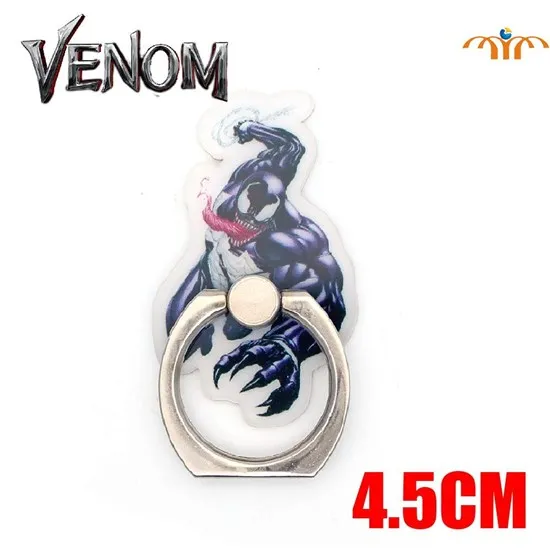 SingFly Marvel Comics Venom кольцо на палец для мобильного телефона 360 градусов металлический