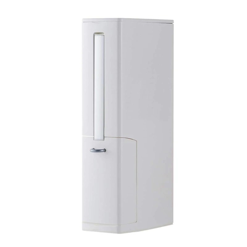 

Hot Sale Multi-Function Toilet Brush Integrated Sets With Flip Handle Liner Trash Can Home Bathroom Supplies Storage Box Wide