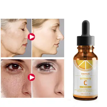 

VIBRANT GLAMOUR Vitamin C Hyaluronic Acid Face Serum Anti Aging Fade Dark Spot Moisturizing Essence