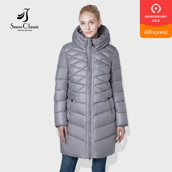 

SnowClassic 2018 camperas mujer abrigo invierno jacket women coat women park Fashion windproof thick hooded European design