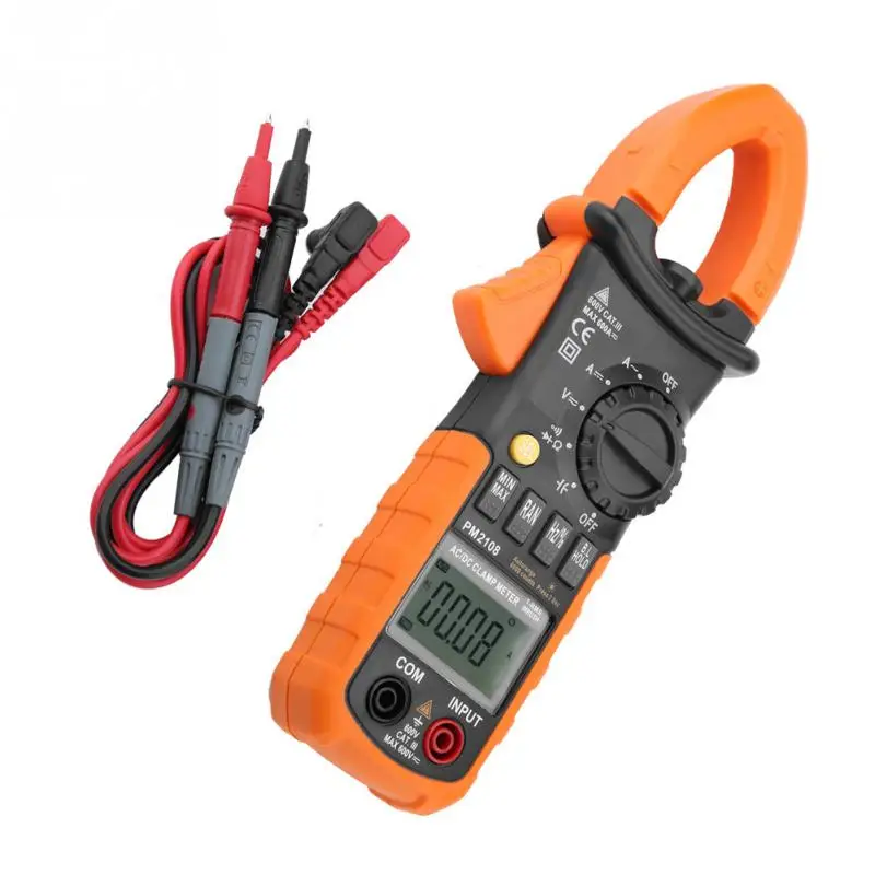 Мультиметр PEAKMETER PM2108 портативный цифровой измеритель тока напряжения и