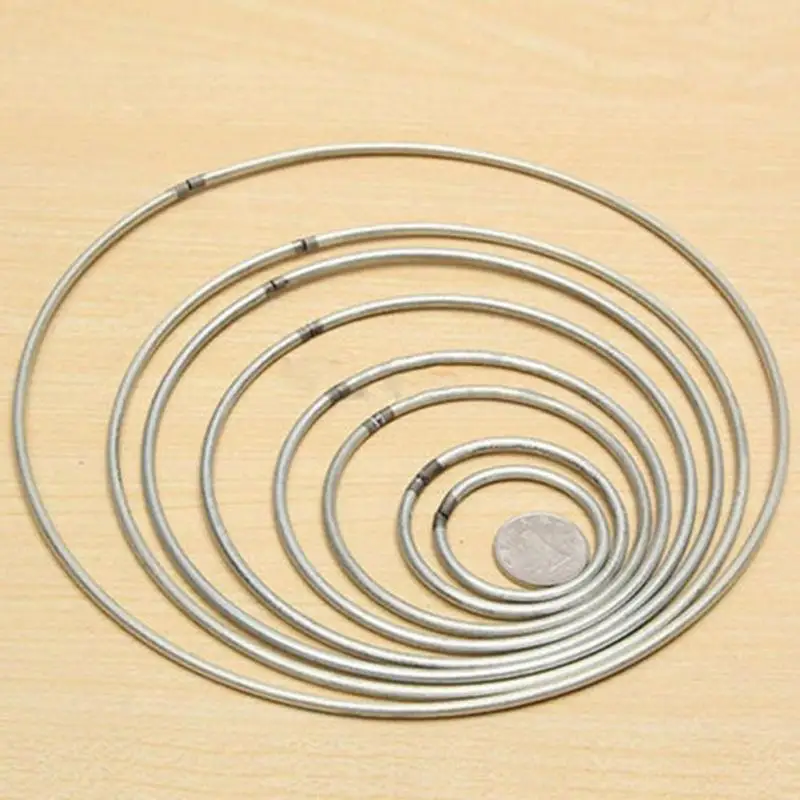 

1Pcs Metal Dream catcher Round Hoop Ring For DIY Manual Handmade Wicker Crafts Dreamcatcher Tool Material Accessories