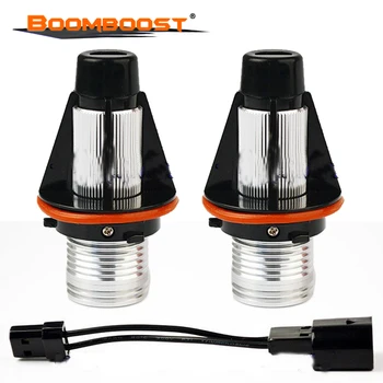 

2 Pieces(1 Set) 7000K White for BMW 2*3W 6W Bridgelux Chip LED Marker Angel Eyes E39 E53 E60 E61 E63 65 E87 X5