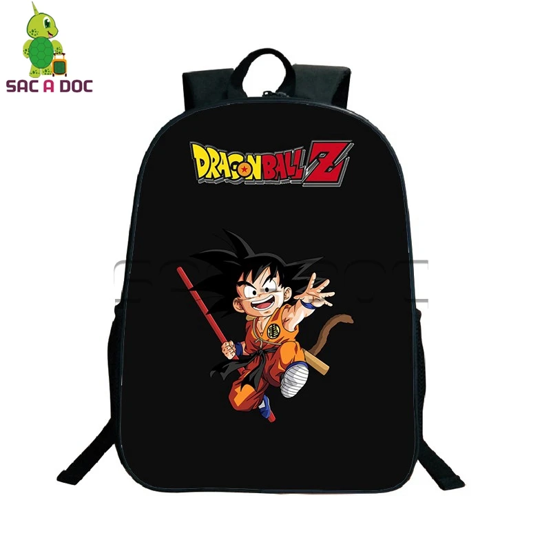 Dragon Ball Z Backpack Children School Bags Anime Super Saiyan Soku 
