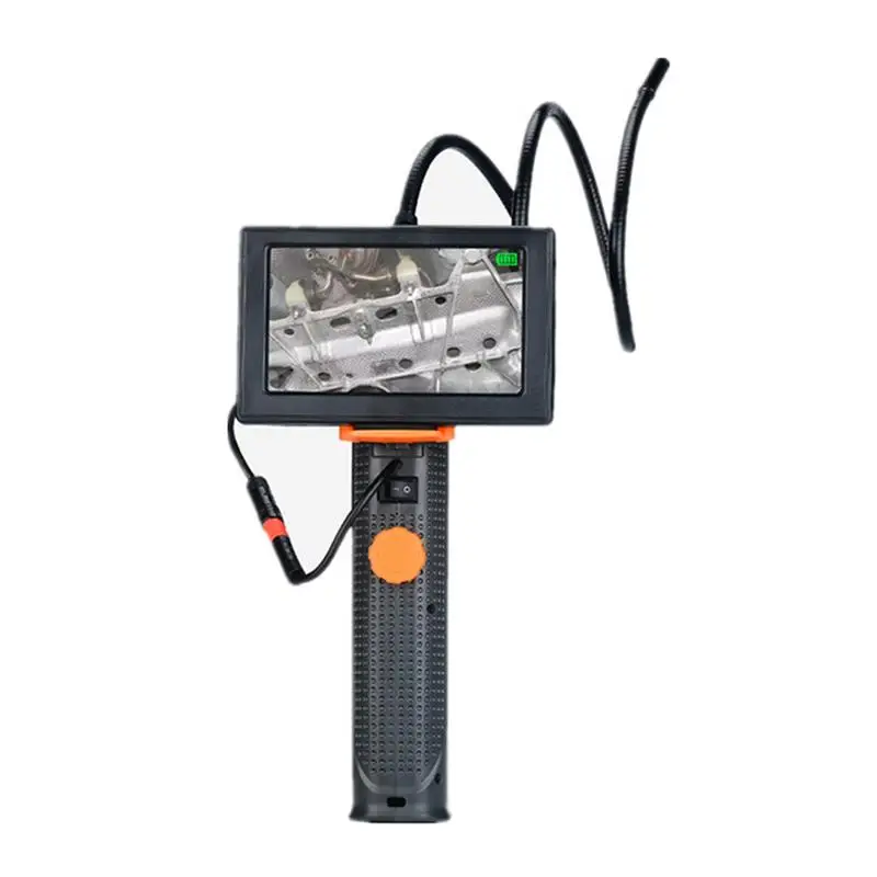 

200W Pixel 720P Endoscope 4.3" Large-screen Video Recording Car Repair Tools Pipe Tools Microscope Magnifier IP68 Waterproof