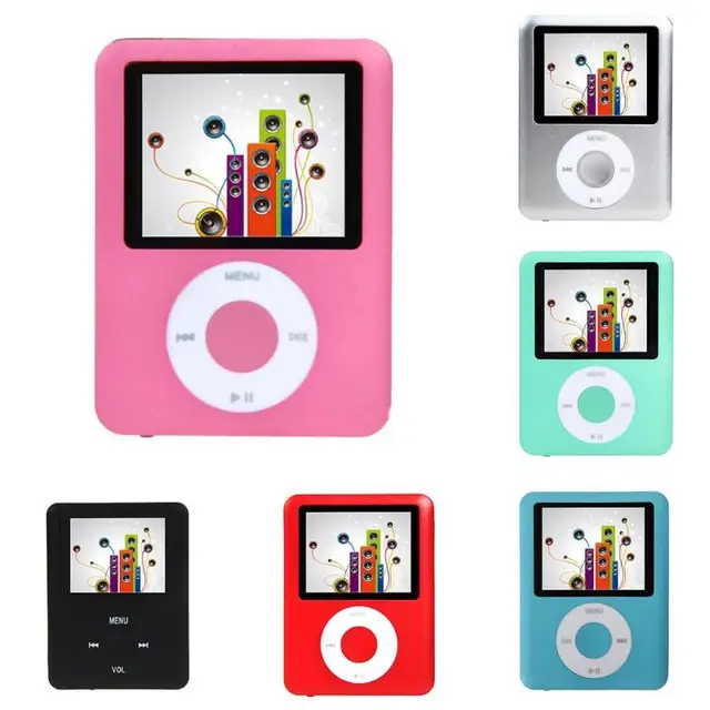 1Pcs MP4 Music Player Slim 8GB 1.8inch LCD MP4 Media MP3 Player Video