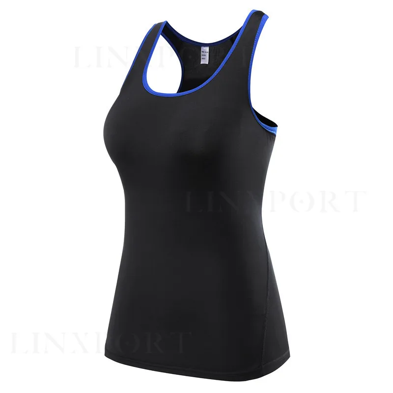 Женский спортивный жилет Professional Quick-drying fitness Tank Top Активные тренировки Yoga одежда футболка для тренировок и бега жилет