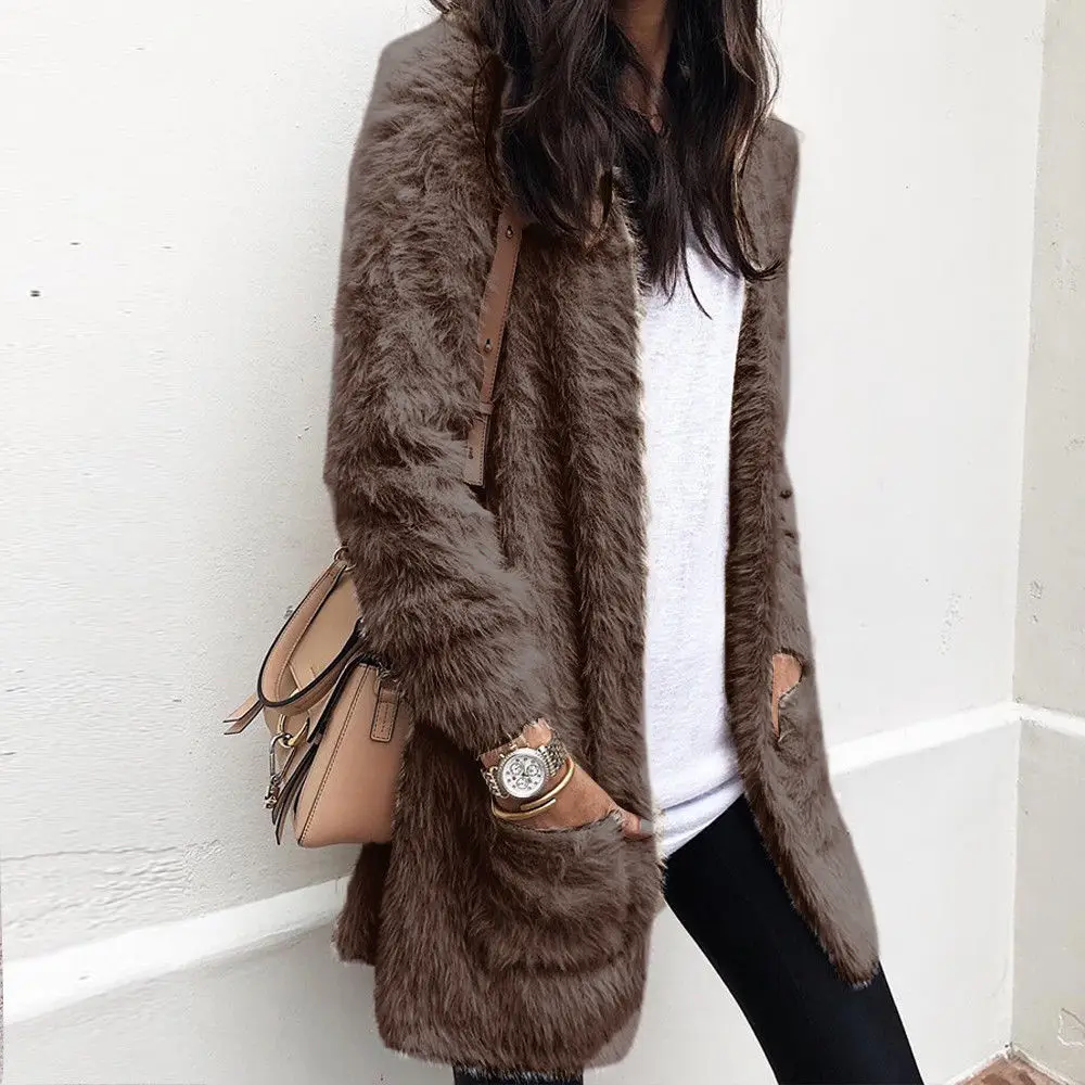 Coats Jackets Vests Women S Clothing Women Girl Winter Fluffy