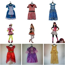 Аниме косплей для Artoon Принцесса Белоснежка платье одежда для маленьких девочек Vestidos костюм для детей для хеллоуина и карнавала Вечерние