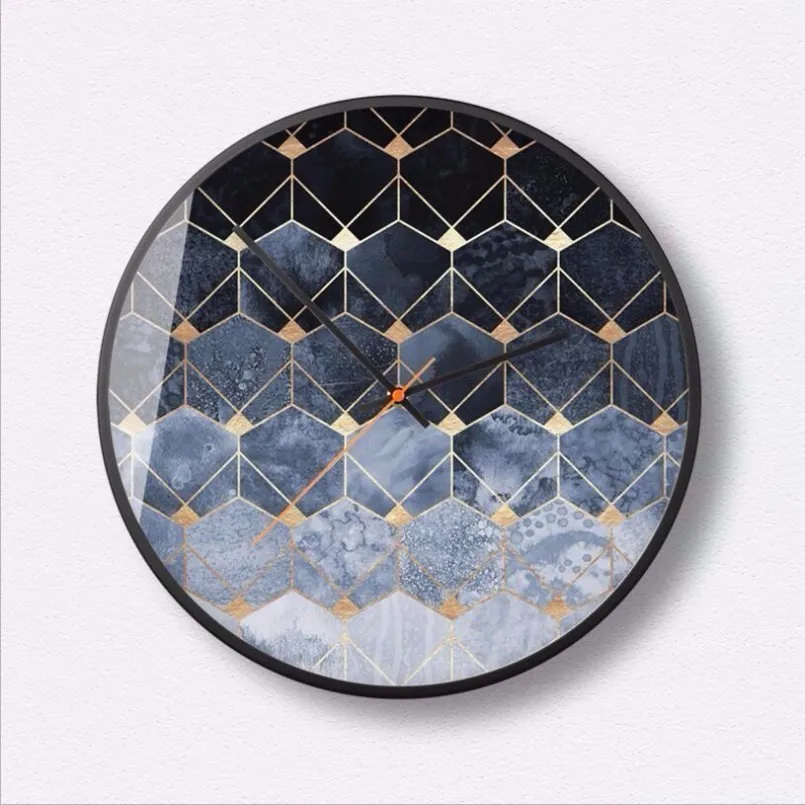 

New 3D Wall Clock Quartz Abstract Wall Clock Modern Design Simple Silent Movement Wall Clock For Livling Room Can Be Customized