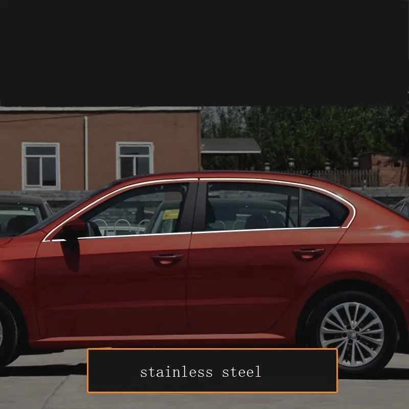 Modified Body Window Exterior High-Grade Trim Accessory Car Styling Protecter 13 14 15 16 17 FOR Volkswagen Lavida