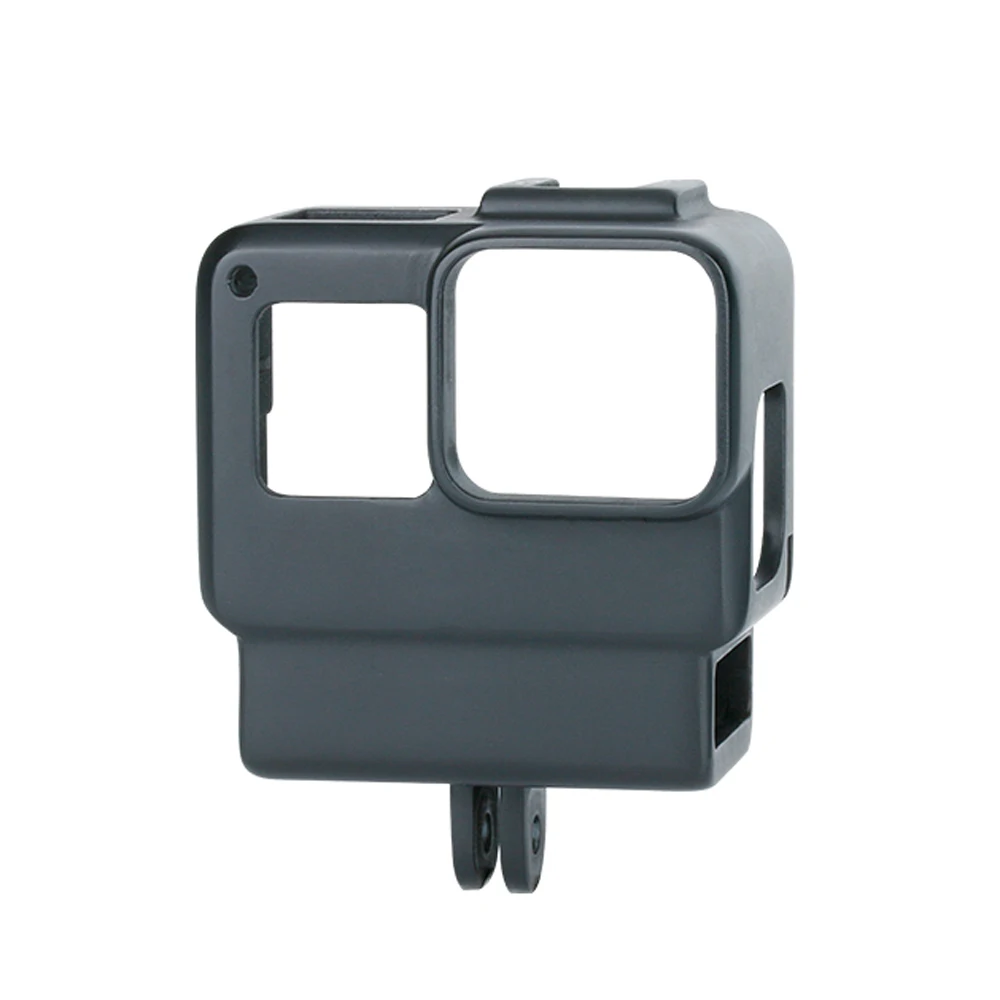 

Ulanzi V2 Protective Housing Case Frame Cage Mount Microphone Adapter with Hot Shoe Cover for Gopro 7 6 5 With Mic Adapter