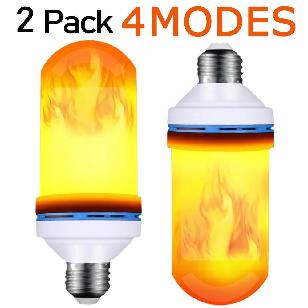 

New Flame bulb, LED flame effect bulb 4 modes, E26 standard base, analog decorative lights, for holiday decoration / hotel