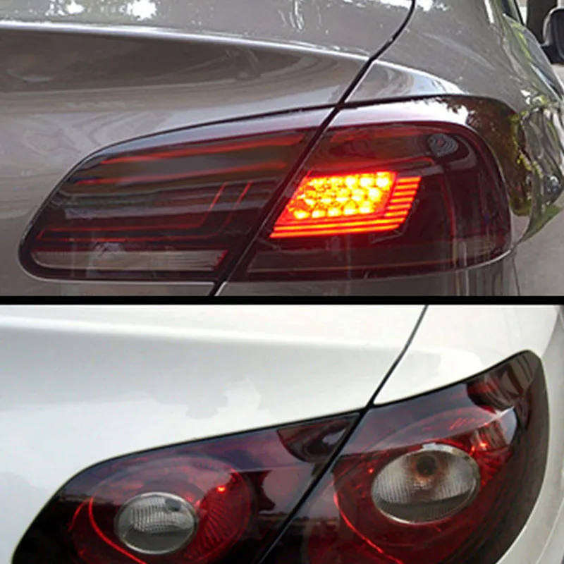 1M*30CM Light Black Chameleon Car Headlight Taillight Fog Light Vinyl Tint Film Easy Removed Without leaving glue behind