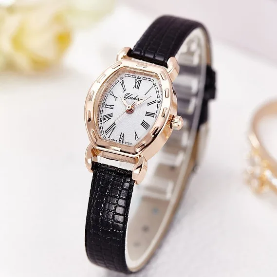 

2019 New Trendy Korean Retro Ladies Leather Thin Fashion Wrist Watches For Women Relogio Feminino Luxury Watch Clock Reloj Mujer