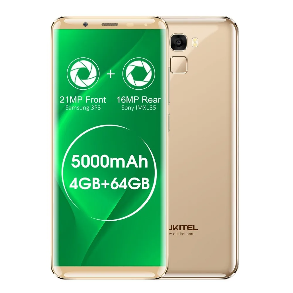 Oukitel K5000 18:9 дисплей 5 7 &quotAndroid 0 мобильный телефон MTK6750T 4g + 64g Восьмиядерный 5000mah 16MP