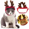 Christmas Dog Headbands Antlers Pet Supplies Dog Cat Deer Headband Decoration Teddy Dog Antlers Dog Gentleman Headdress ► Photo 2/6