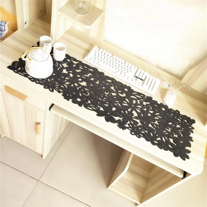 

Cotton Linen Felt Flag Placemat Tea Coaster Pot Non - Slip Table Mat Insulation Natural Table Kitchen Carft Cup Holder Base