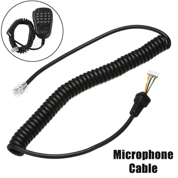

1pc 65cm Replacement Microphone Cable Mic Cord Wire For Yaesu MH-36B6J FT-100 FT-100D FT-90R FT-2600M FT-3000M