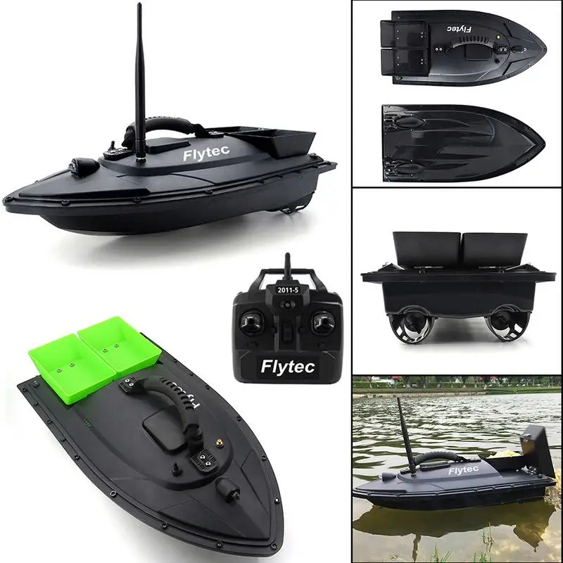 

Flytec Fishing Tool Smart RC Bait Boat Toy Digital Automatic Frequency Modulation Remote Radio Control Device Fish Finder Toys