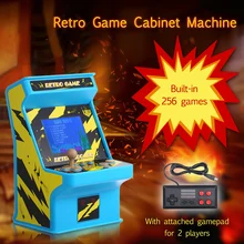 Мини Ретро игровая консоль 256 в 1 классические аркадные игры 8-битный портативная игровая приставка в шкаф машина w/геймпад Управление для 2 игроков