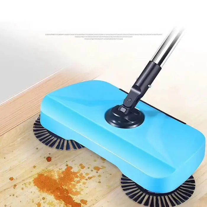 

Electric Wireless Sweeper Manual Hand Push Sweeping Broom 360 Degree Rotation Flexible Cleaner Long Handle Supplies Hot