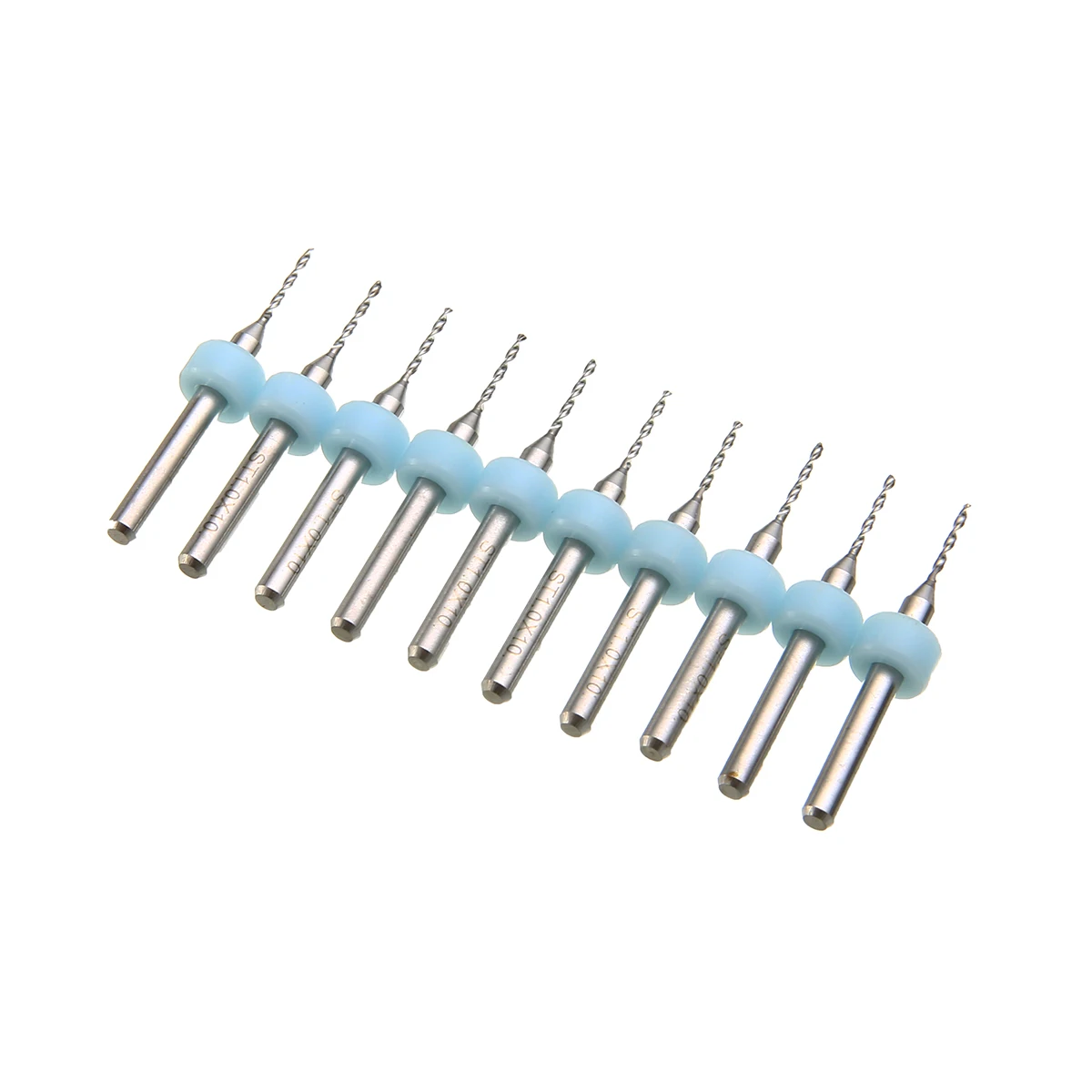  10pcs 3.175mm Shank End Mill Set Carbide Blade CNC Engraving Milling Cutter For Power Tools