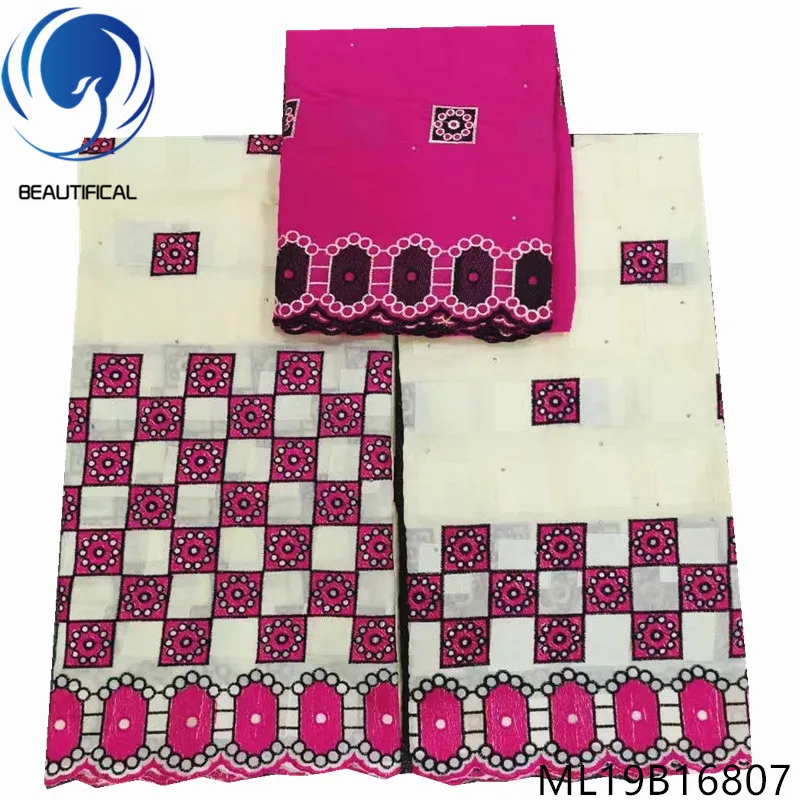 

BEAUTIFICAL latest style african dry lace 100% cotton 7 yards swiss fabrics nigerian lace ML19R168