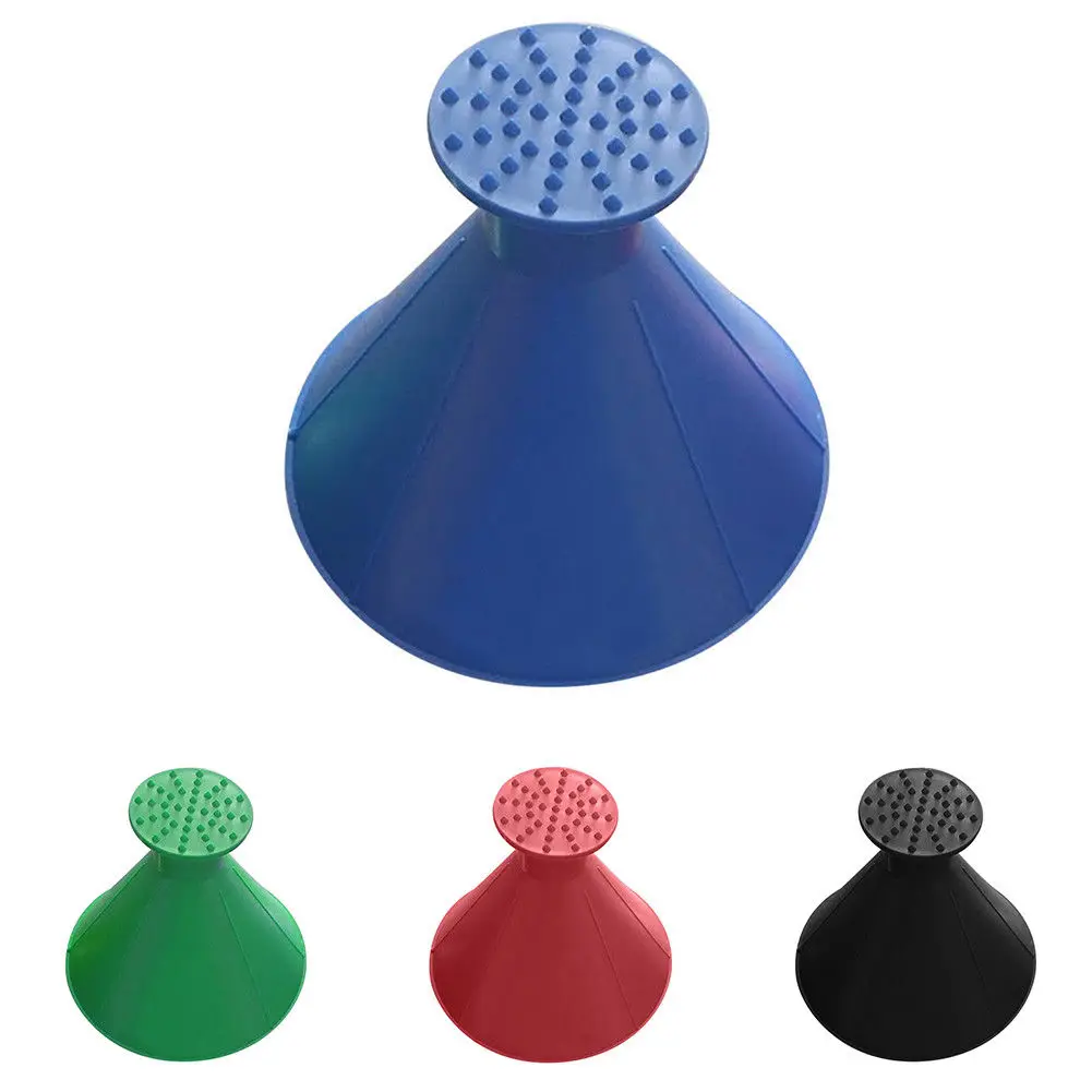 

Car Windshield Ice Scraper Tool Cone Shaped Outdoor Round Funnel Remover Snow